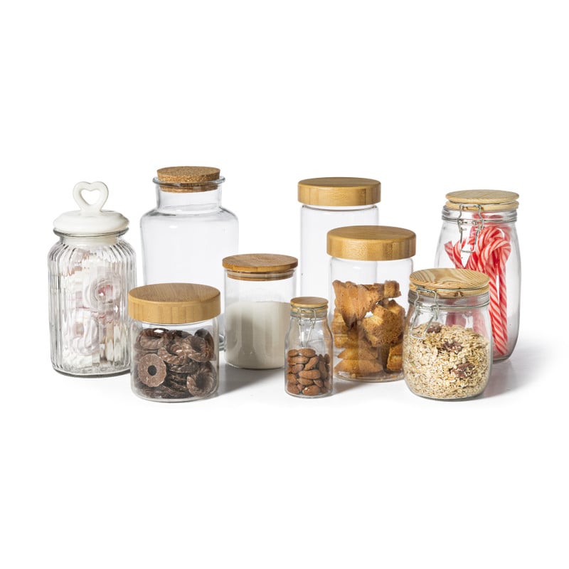 Weckpot met houten deksel - 1.5 liter