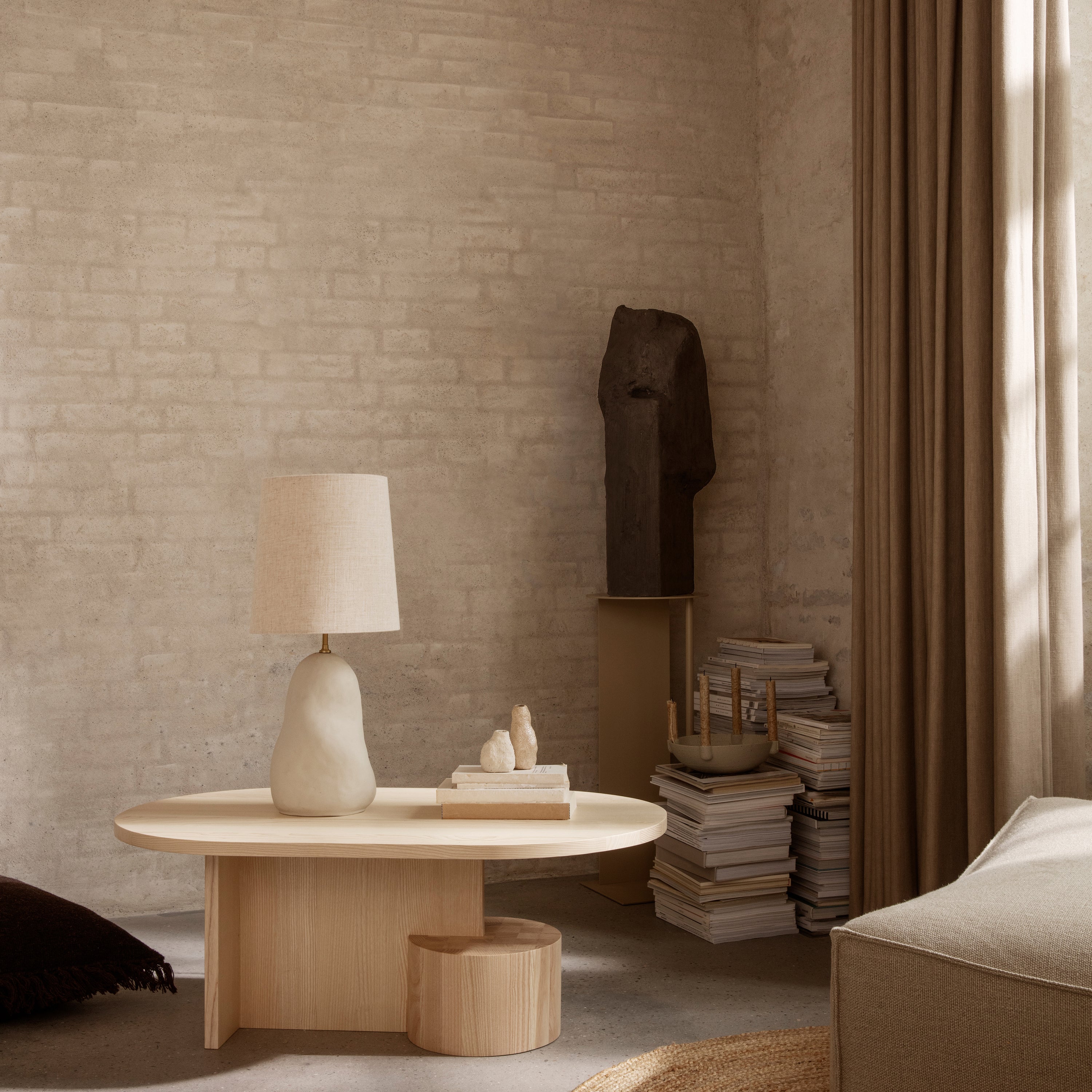 Ferm Living Eclipse Lampenkap - Medium - Natural