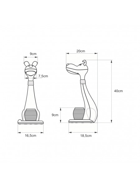 Lampa biurkowa PIESEK K-BL-1607