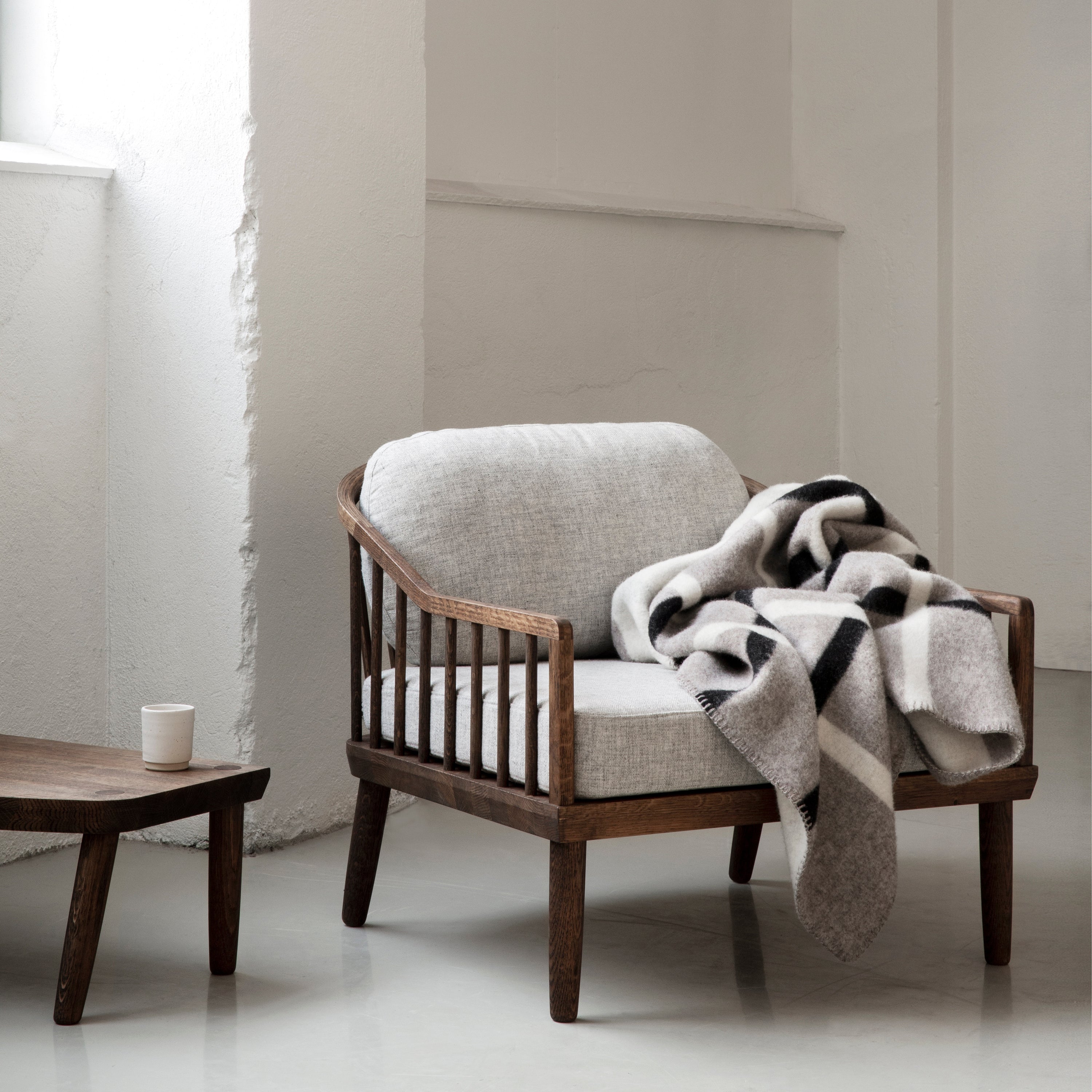 Røros Tweed Knut Plaid - Dove