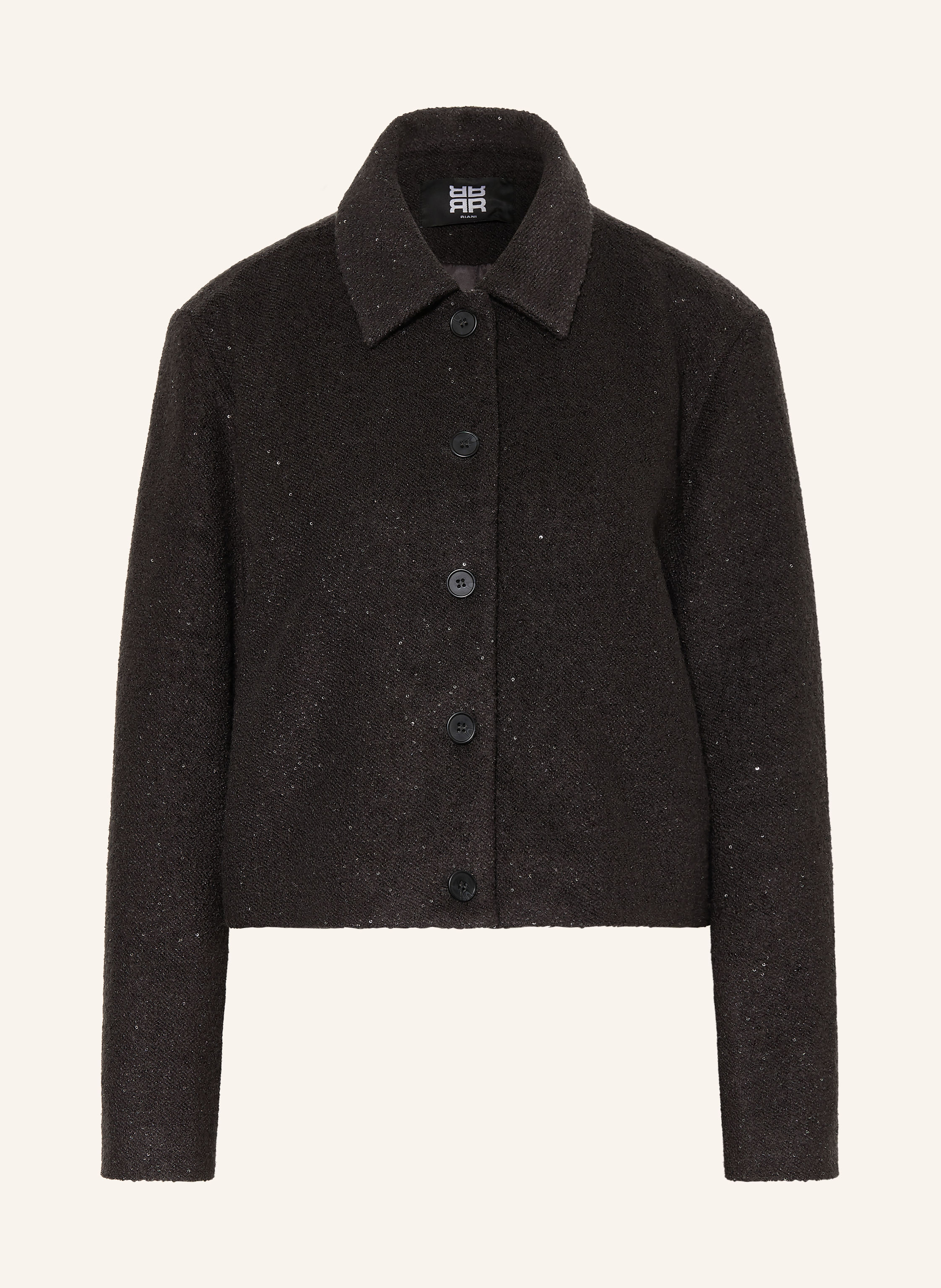 RIANI Kastenjacke mit Pailletten