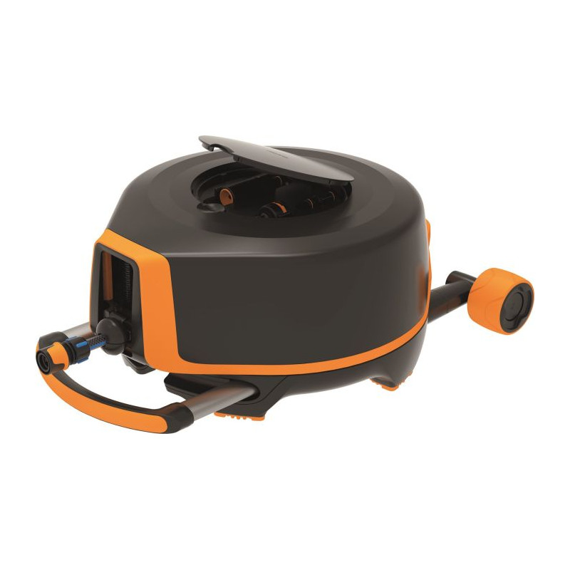Dévidoir XL sur roues automatique 20 m FISKARS