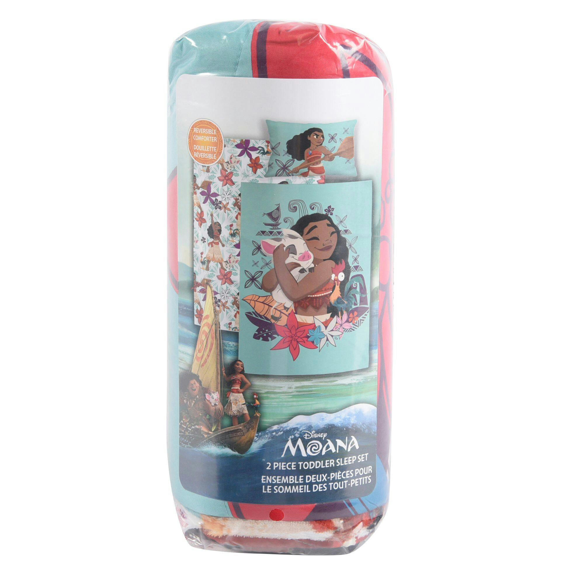 Nemcor Disney Moana 2-Piece Toddler Reversible Comforter Set