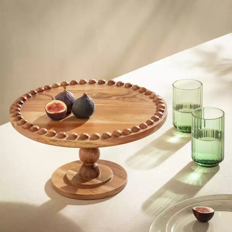 Habitat Bobbin Cake Stand - Wood