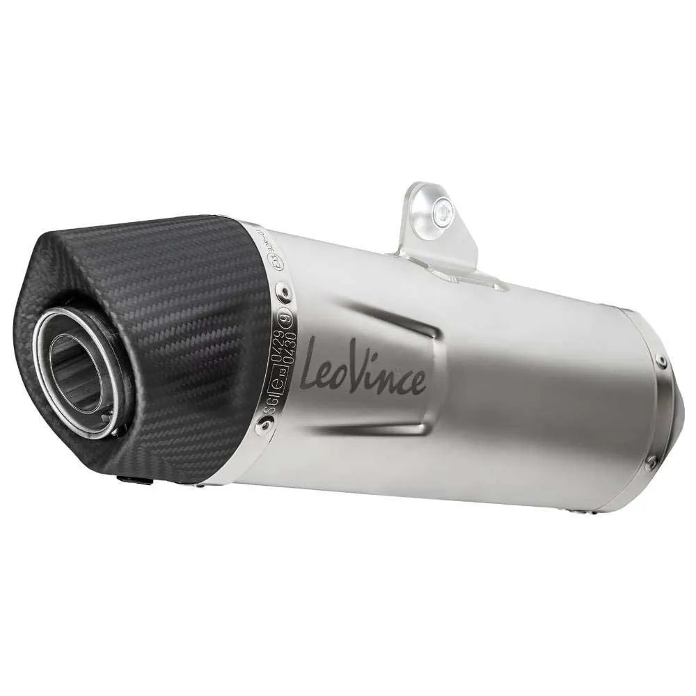 Leovince LV One Evo Yamaha X-MAX 300/Tech Max 21-22 Ref:14375EK Stainless Steel&Carbon Homologated Muffler