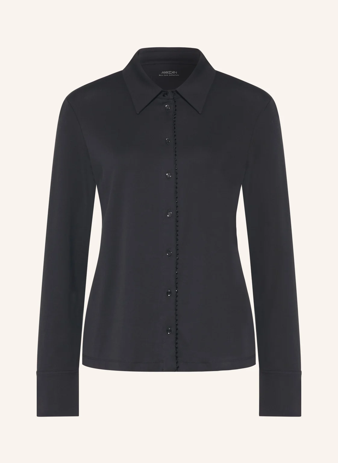 MARC CAIN Hemdbluse mit Schmucksteinen