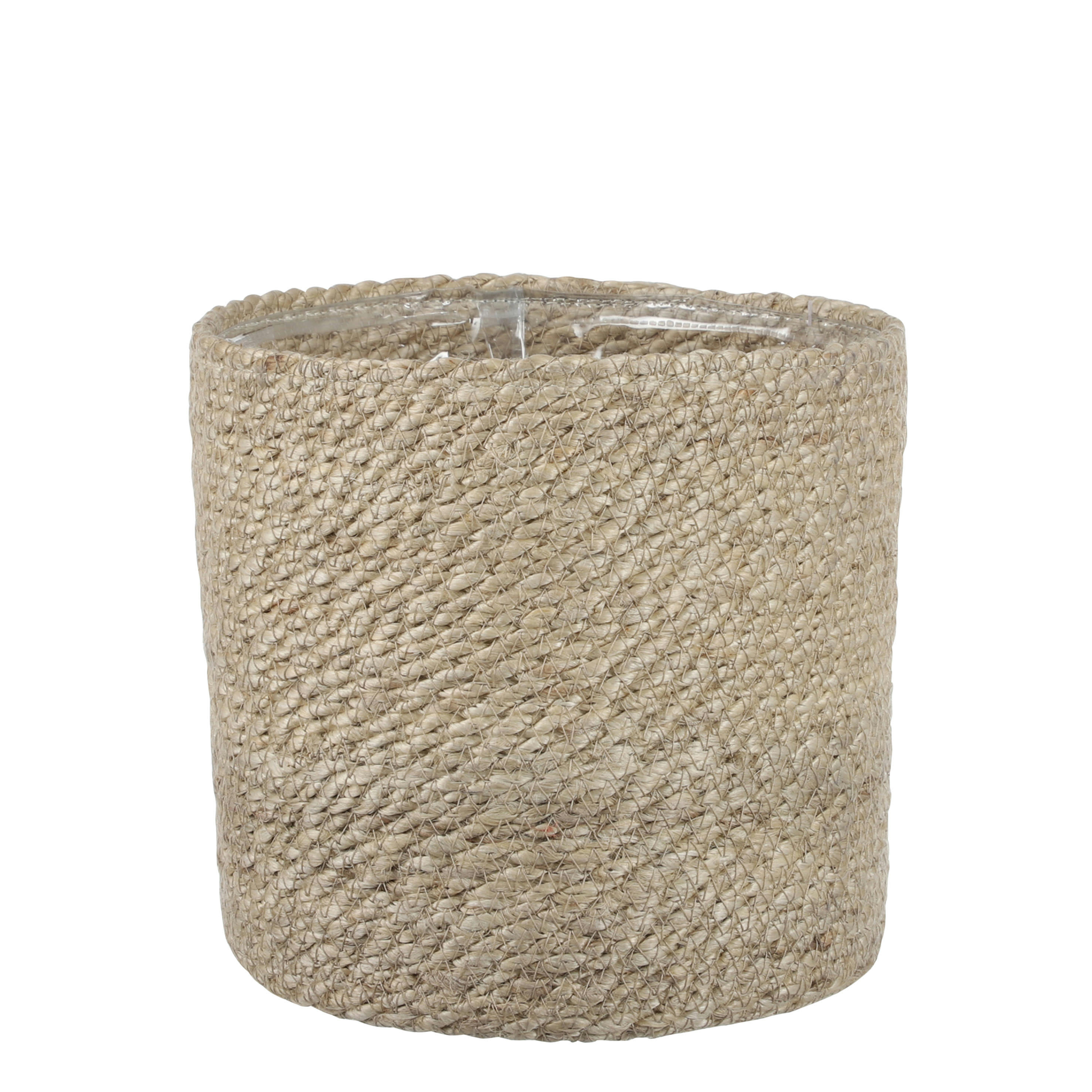 ATLANTIC - Cache-pot en jonc de mer crème D20