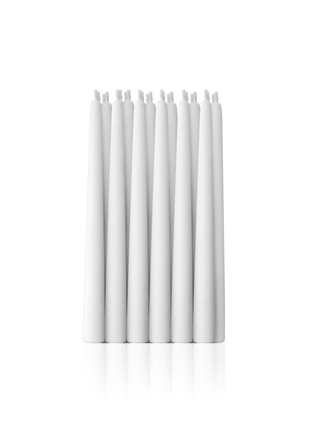 - Bougie blanche 14,2x1,2cm - Lot de 24