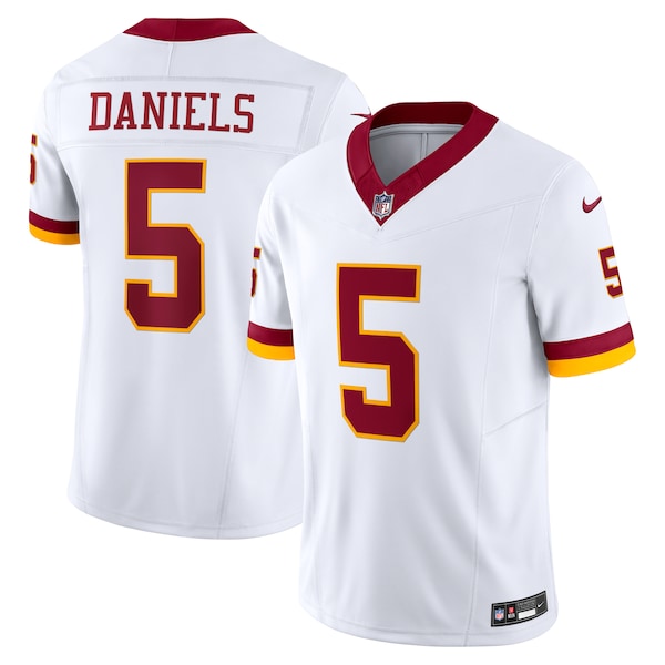 Jayden Daniels Washington Commanders Nike Vapor F.U.S.E. Limited Super Bowl Era Jersey - White/Black/Burgundy