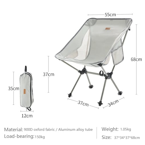NNEOBA Folding Chair Ultralight Detachable