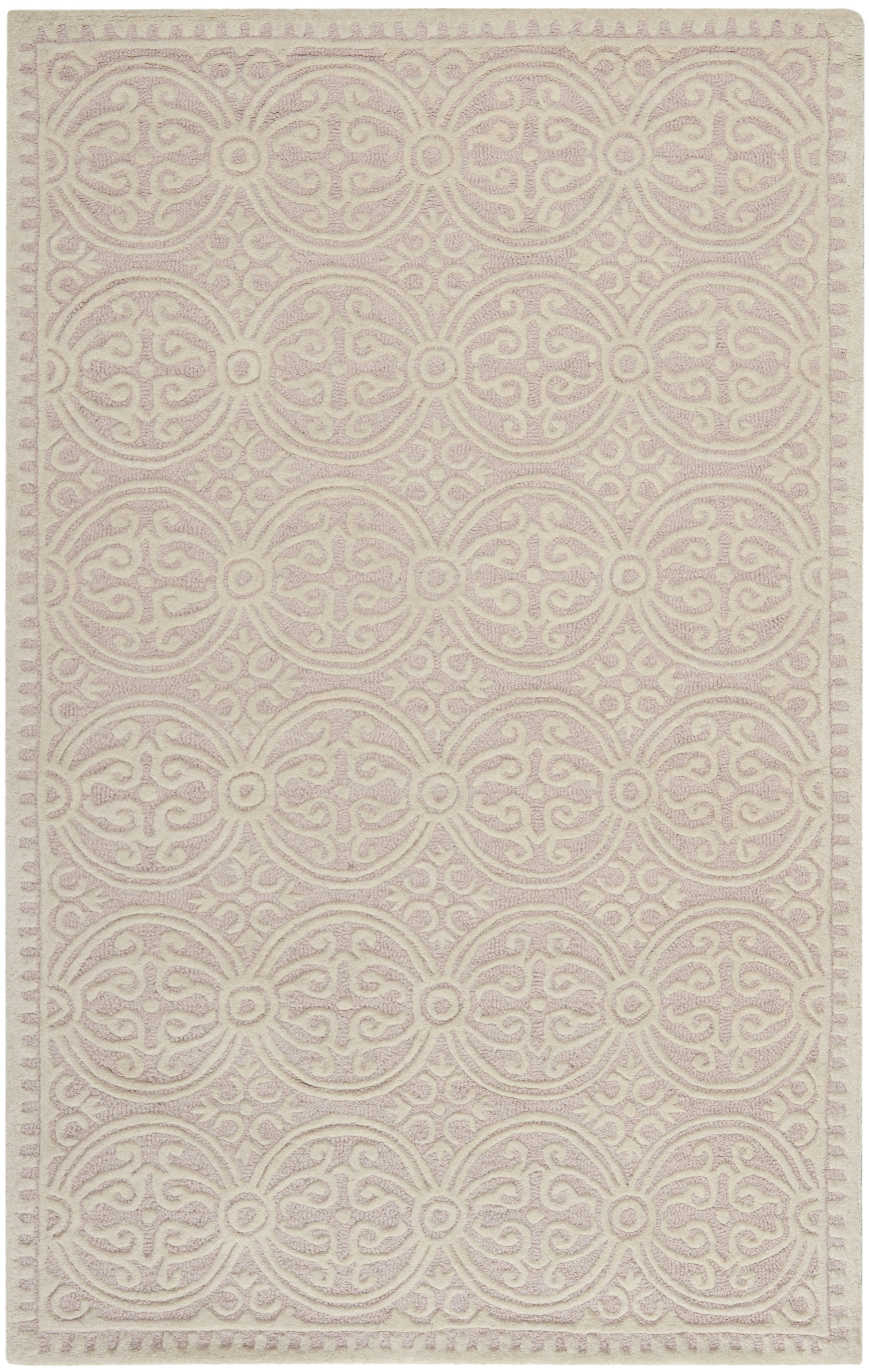 CAMBRIDGE - Tapis de salon interieur en rose pâle & ivoire, 183 x 274 cm