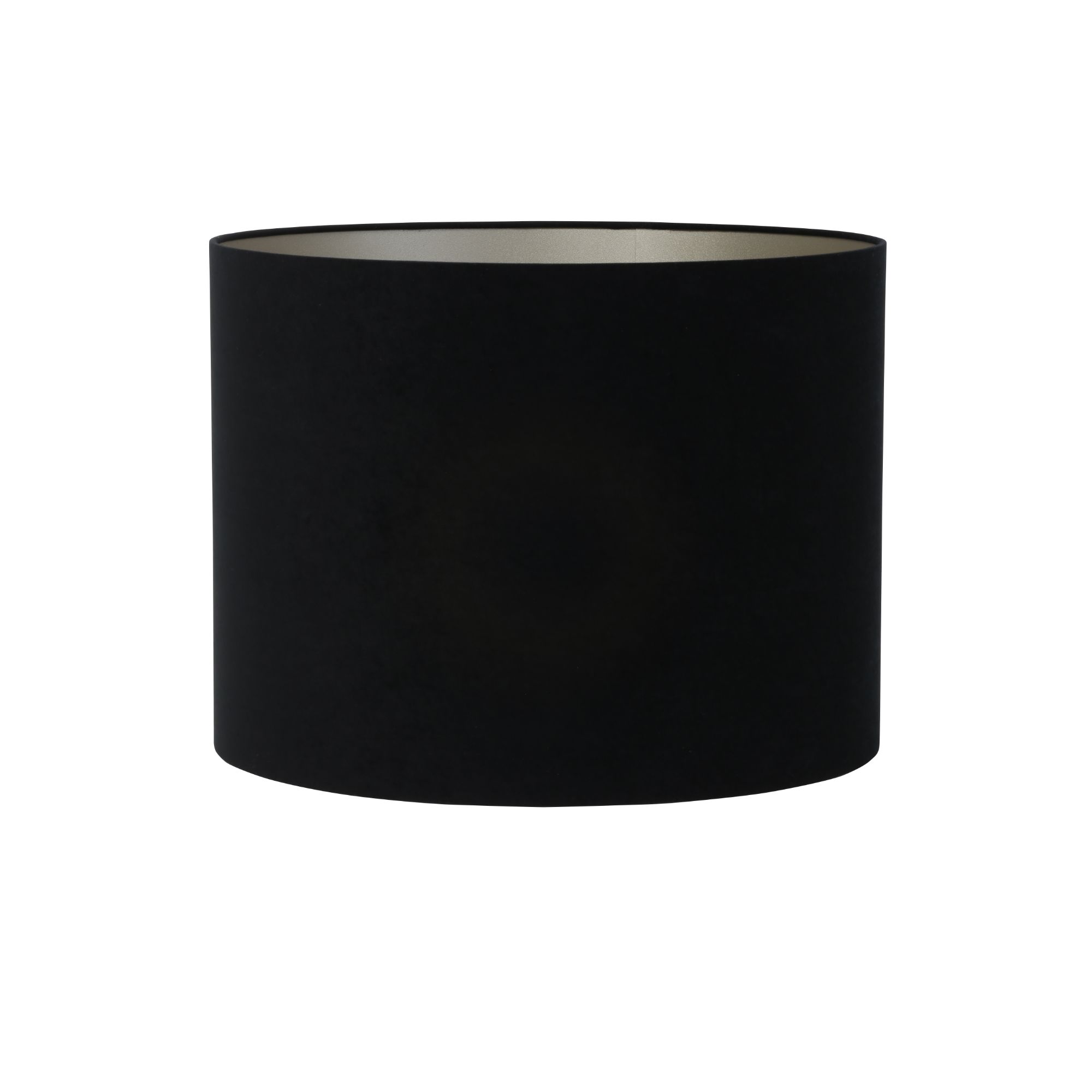 Light & Living lampenkap Velours - zwart - Ø40cm