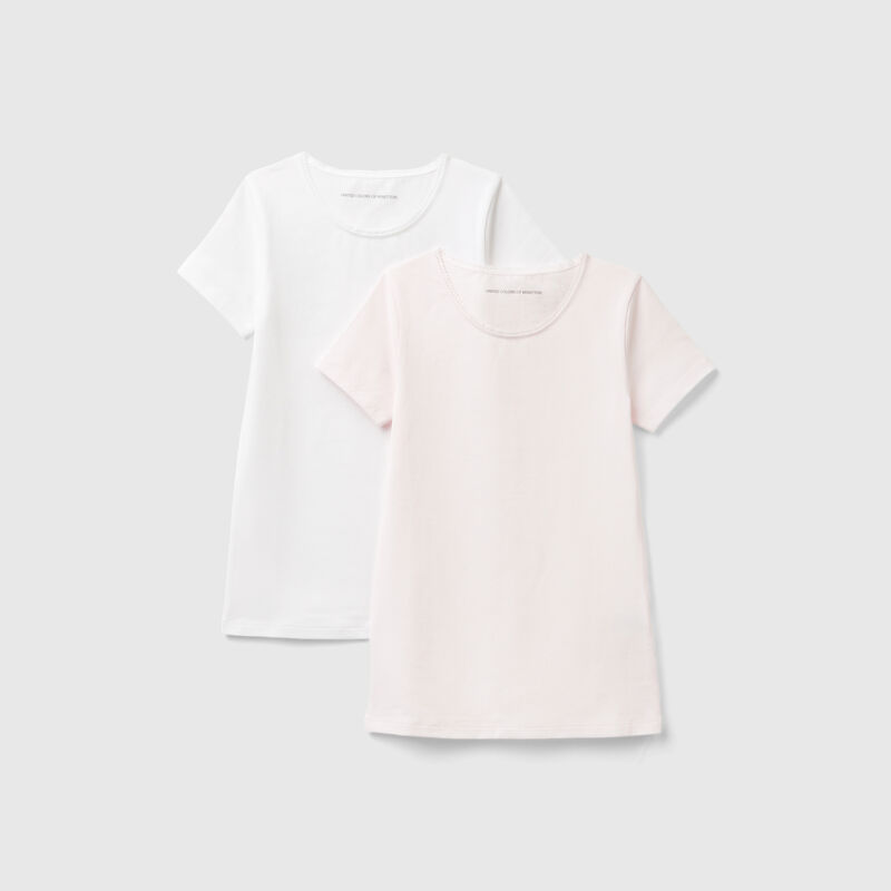 Two t-shirts in stretch cotton