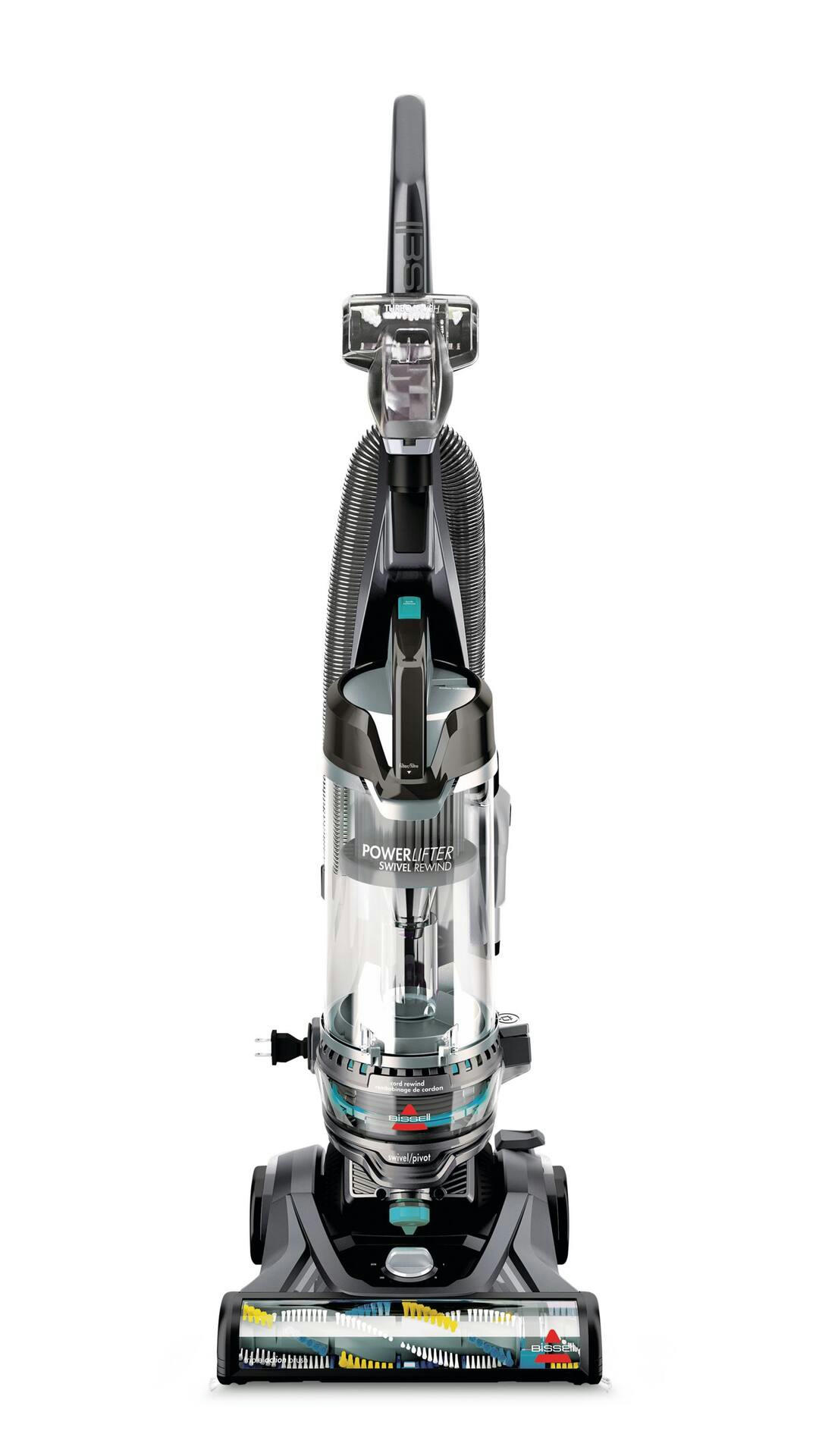 BISSELL PowerLifter Swivel Rewind Bagless Upright Corded Vacuum Cleaner