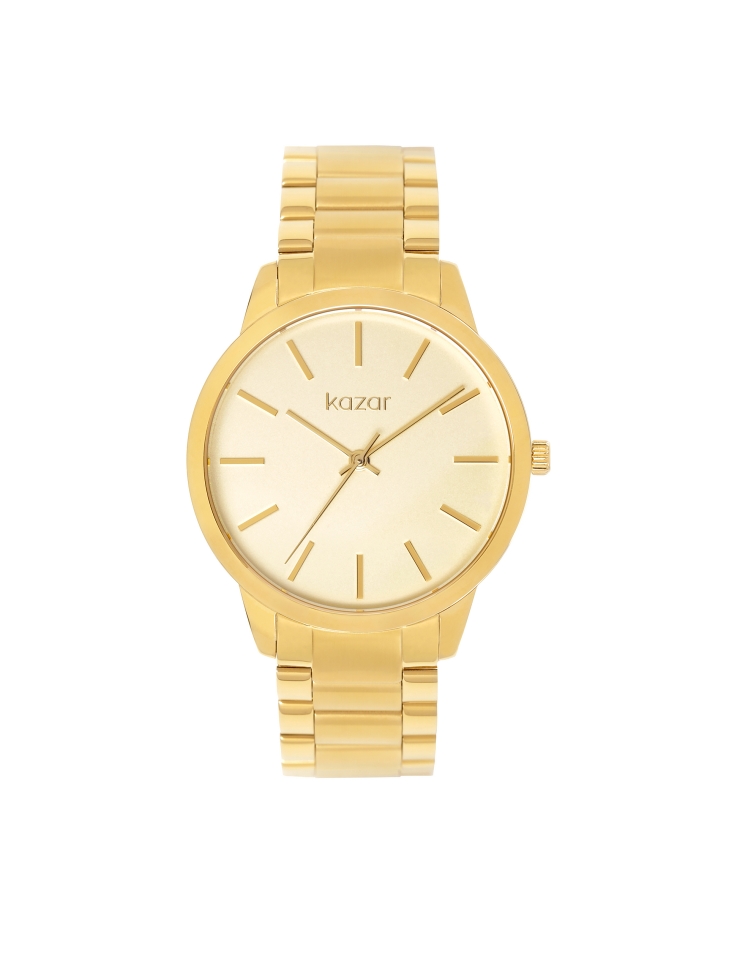 Gold stainless steel watch