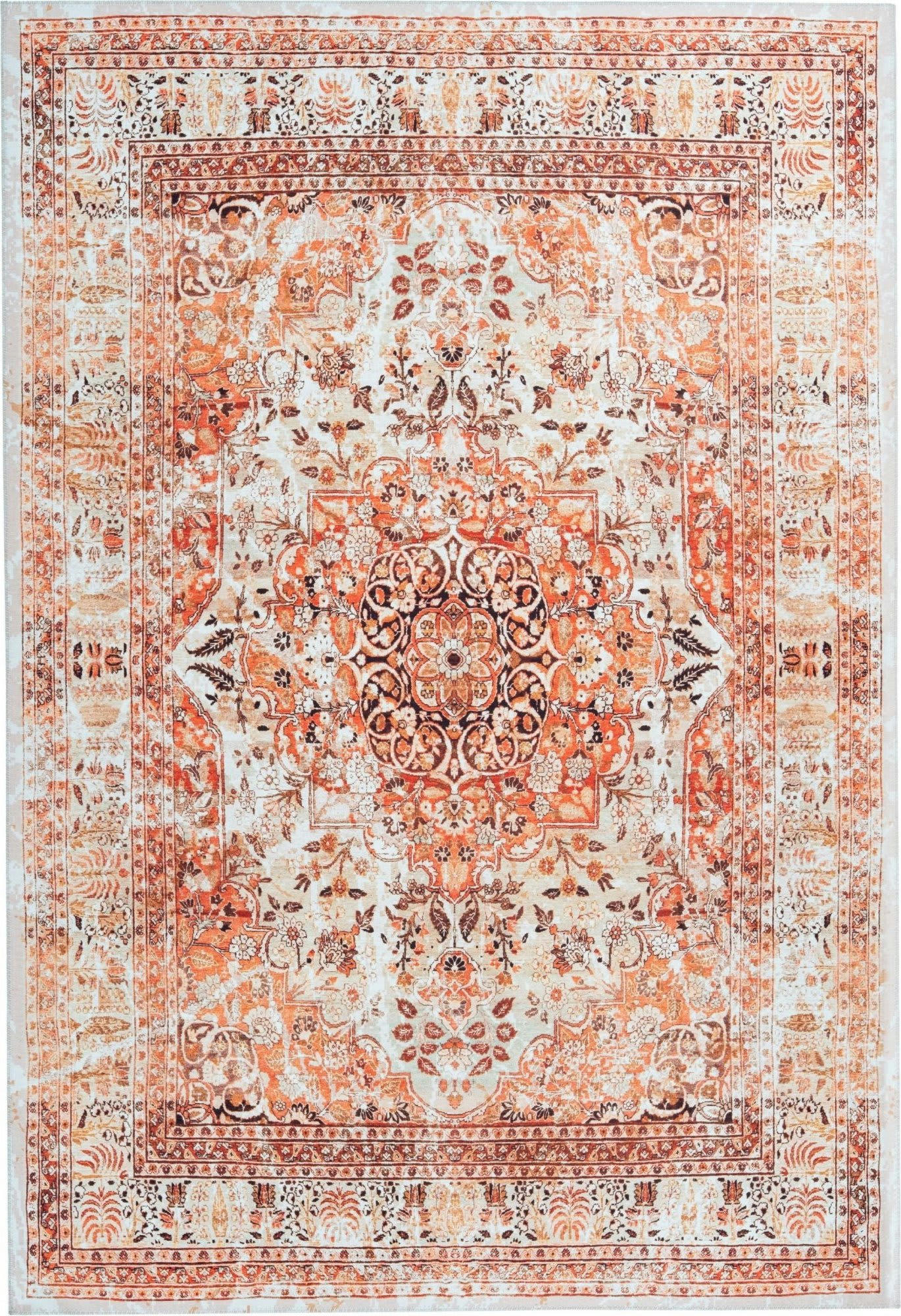 GALAXY 1000 - Tapis tissé Polyester Orange