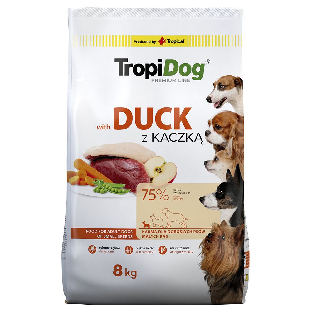 Tropidog Premium Adult Small Duck & Rice