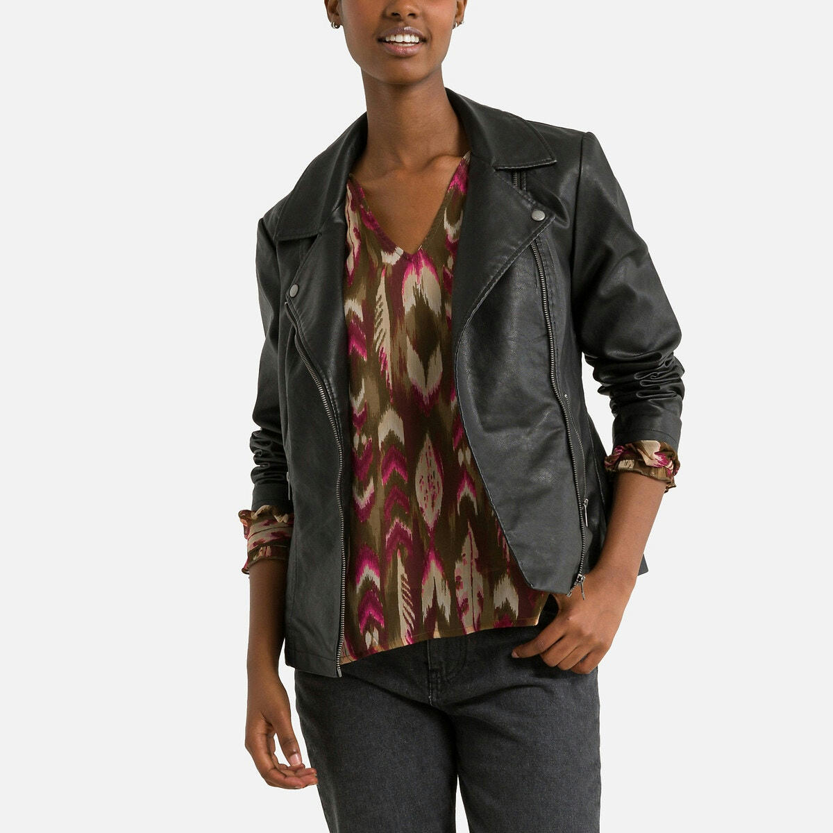 Blouson  court en simili