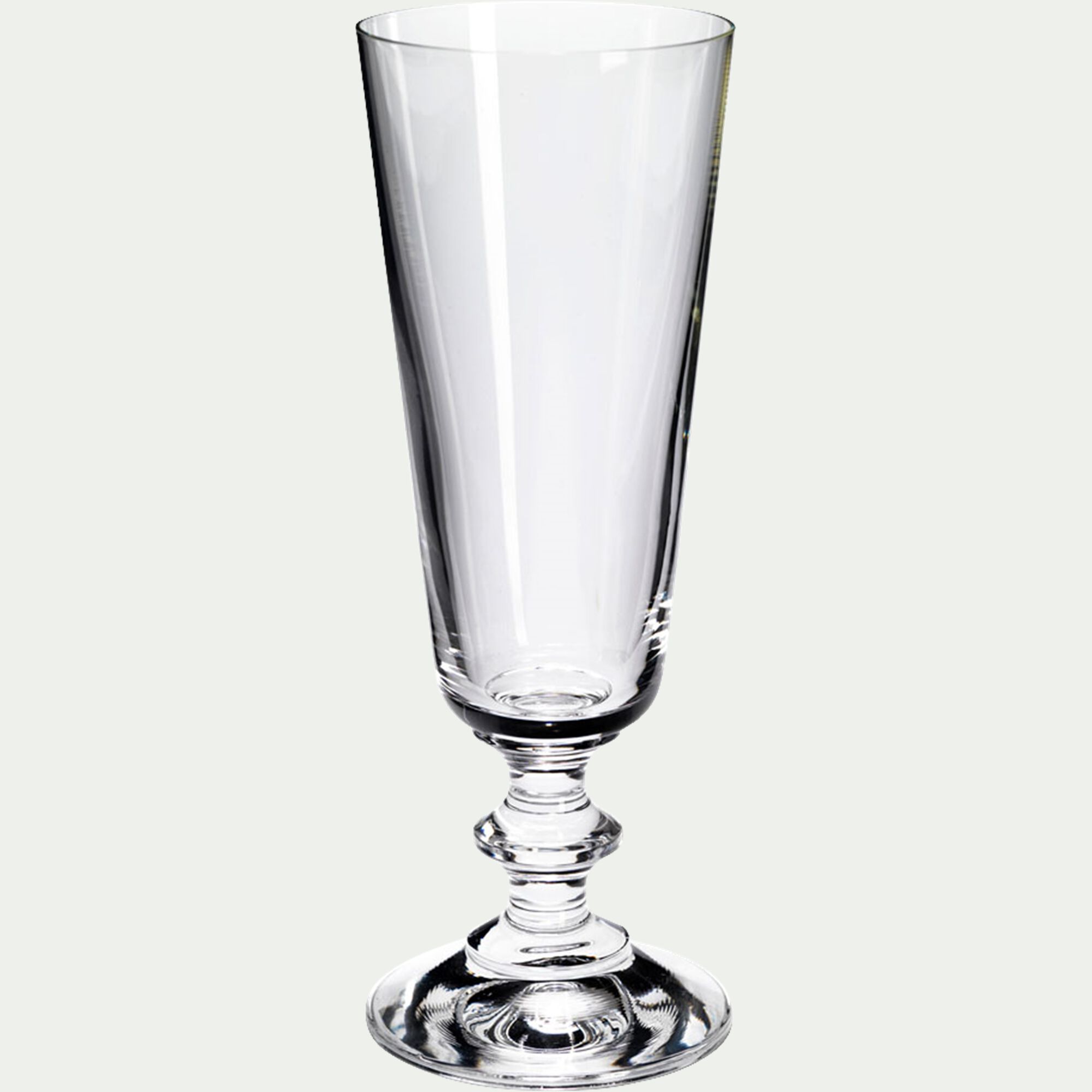 FRANCE - Flûte à champagne conique en verre 17cl - transparent