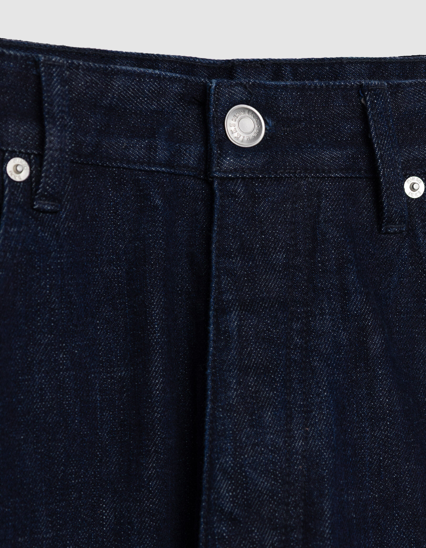 Jean gaucho bleu brut cropped Homme