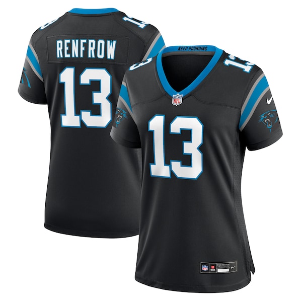 Hunter Renfrow Carolina Panthers Nike Women's Team Game Jersey -  Black