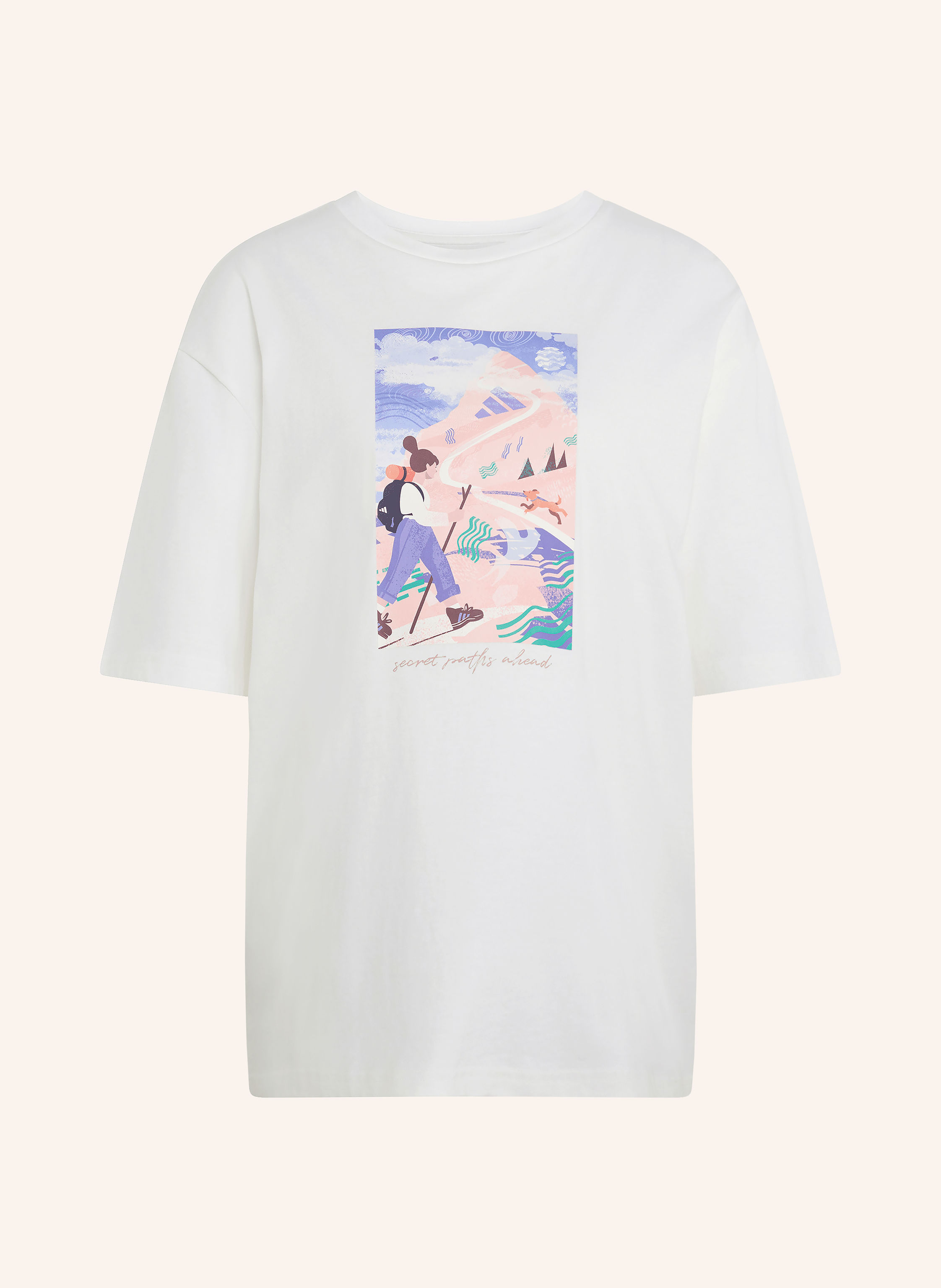 adidas TERREX Oversized-Shirt TERREX SECRET PATHS AHEAD GRAPHIC