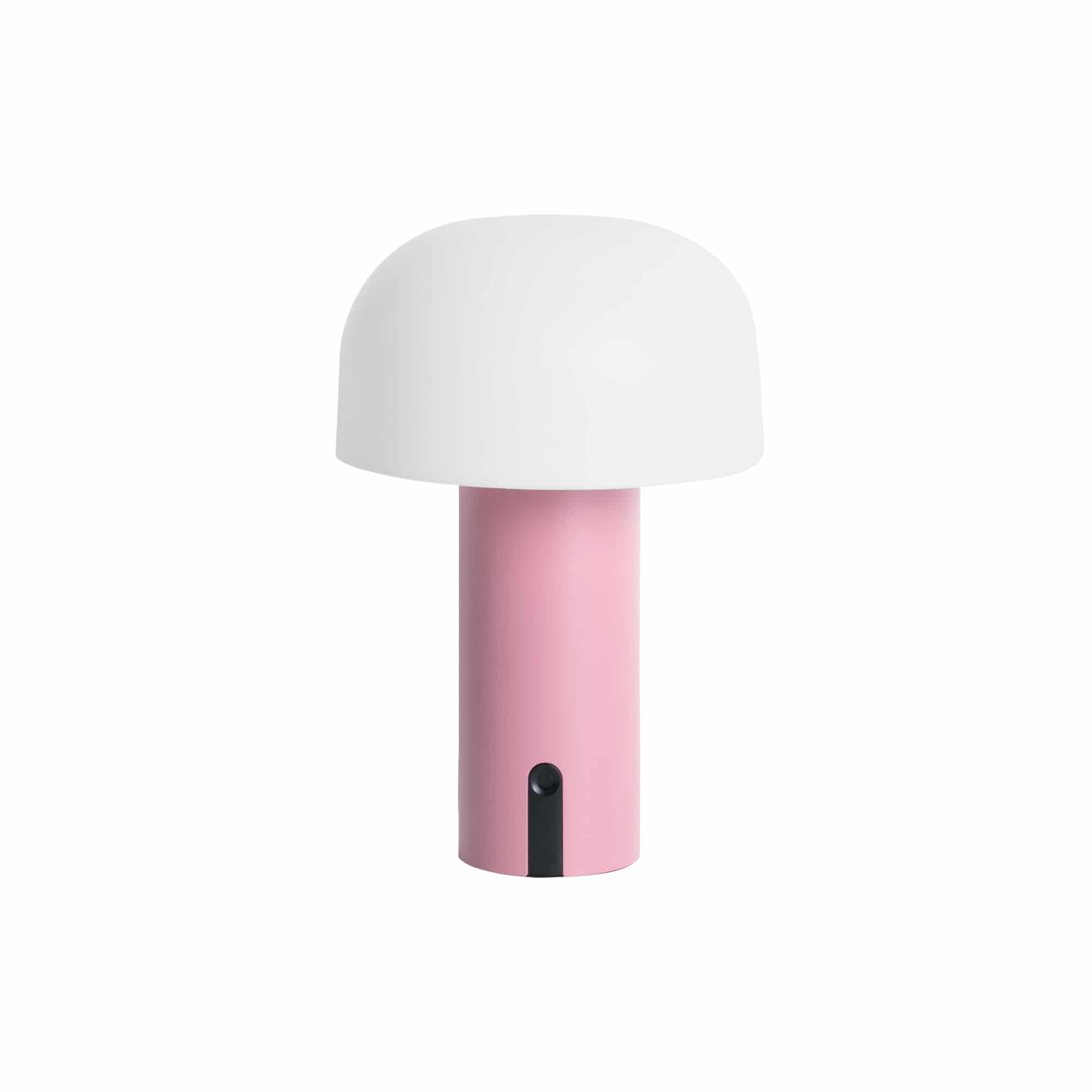 Leitmotiv tafellamp Luca LED - roze - 15x15x22.5cm - Paddenstoellamp
