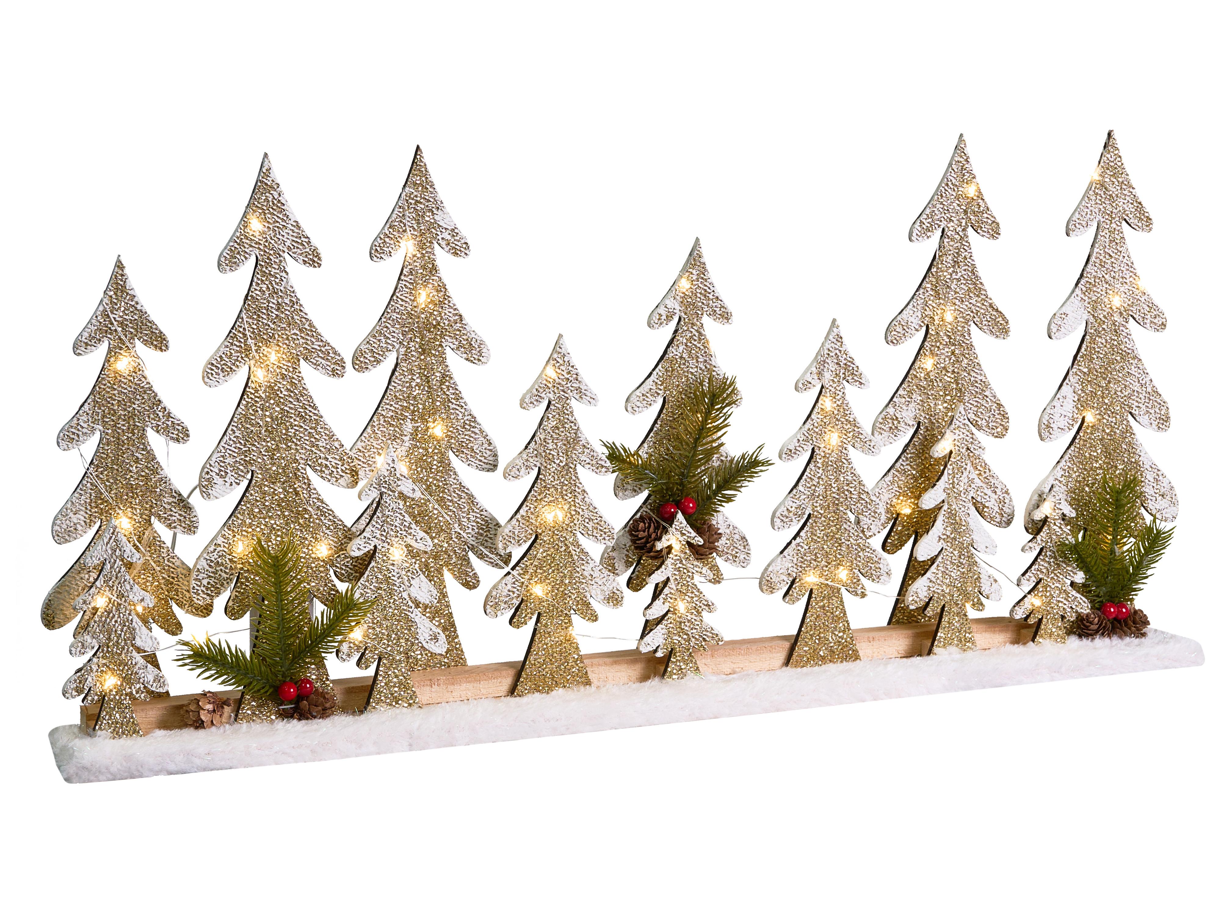 Christmas Decoration LED ORIVESI Christmas Tree 30 cm Light Brown