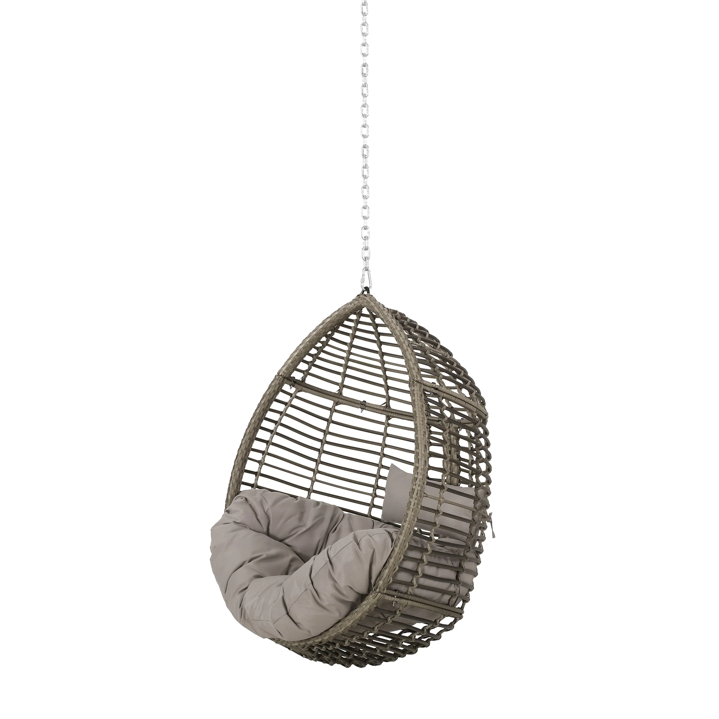 Adan Wicker Hanging Chair by Christopher Knight Home - 400 lb limit
