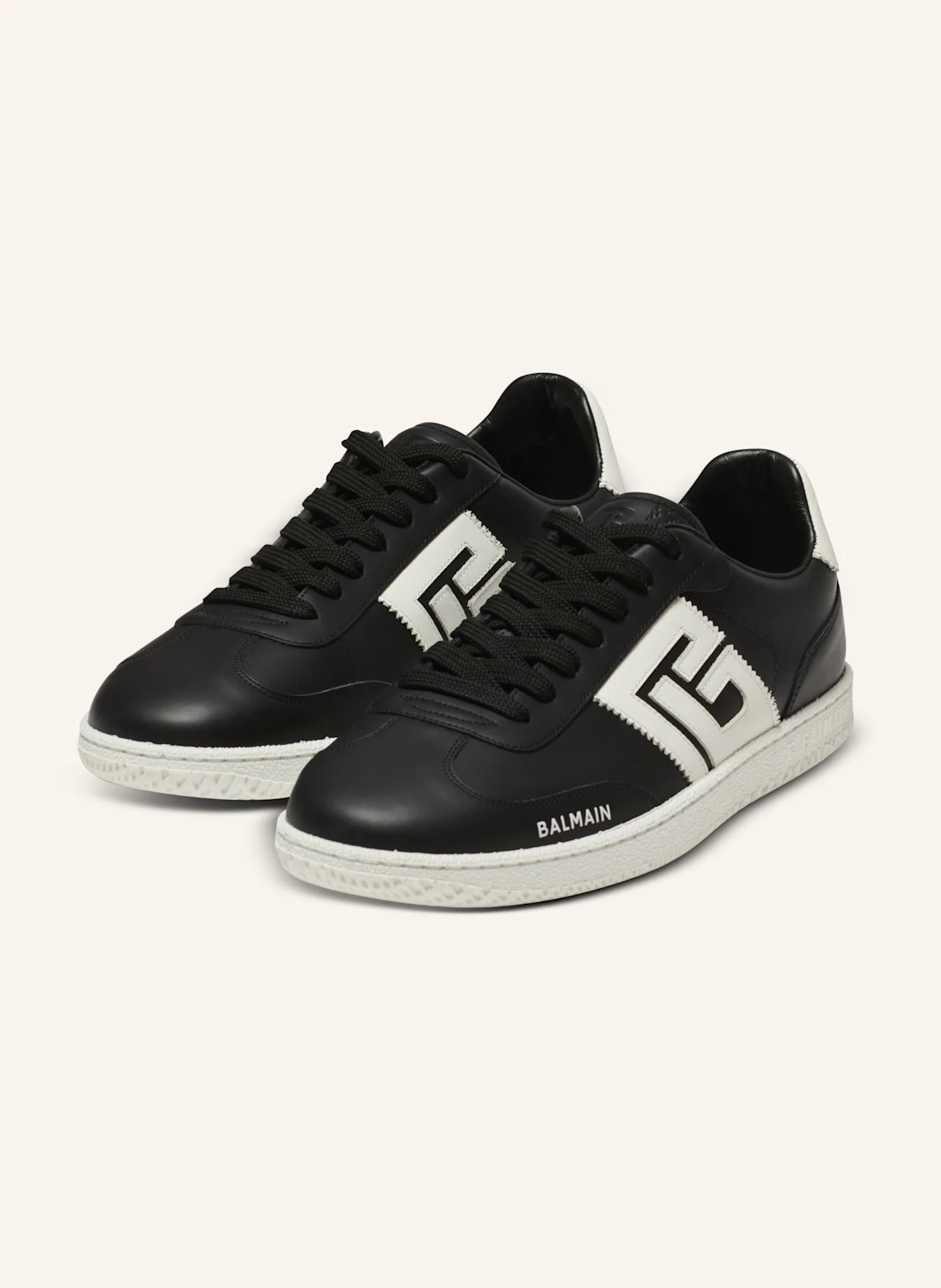 BALMAIN Sneakers Balmain Swan aus Kalbsleder