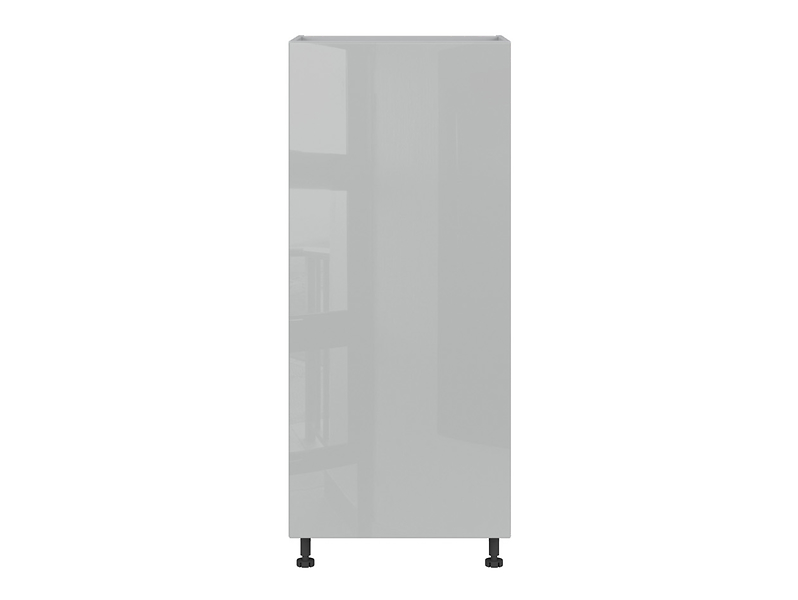 Szafka kuchenna pod zabudowę lodówki Top Line 60 cm prawa szary połysk