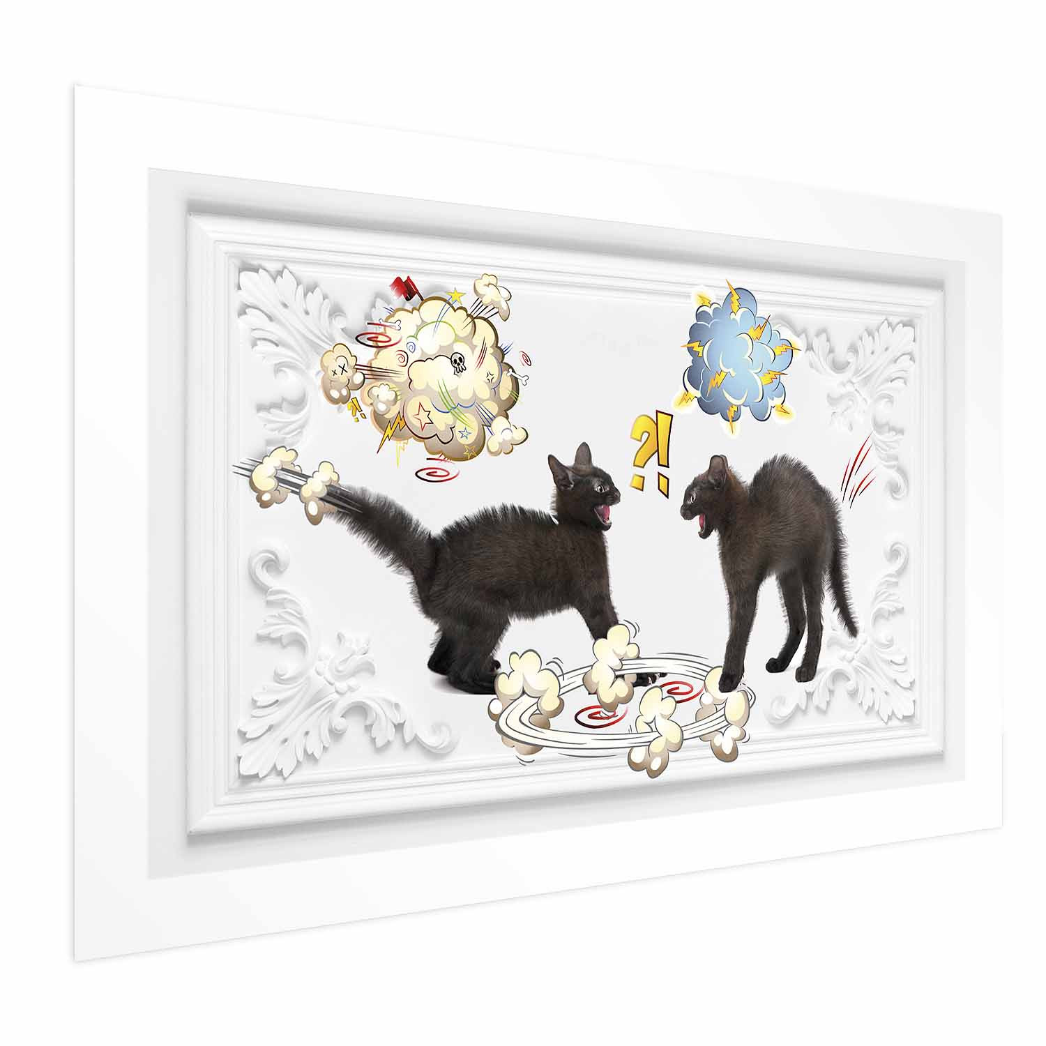 Plakat Kocia kłótnia 30x21 cm