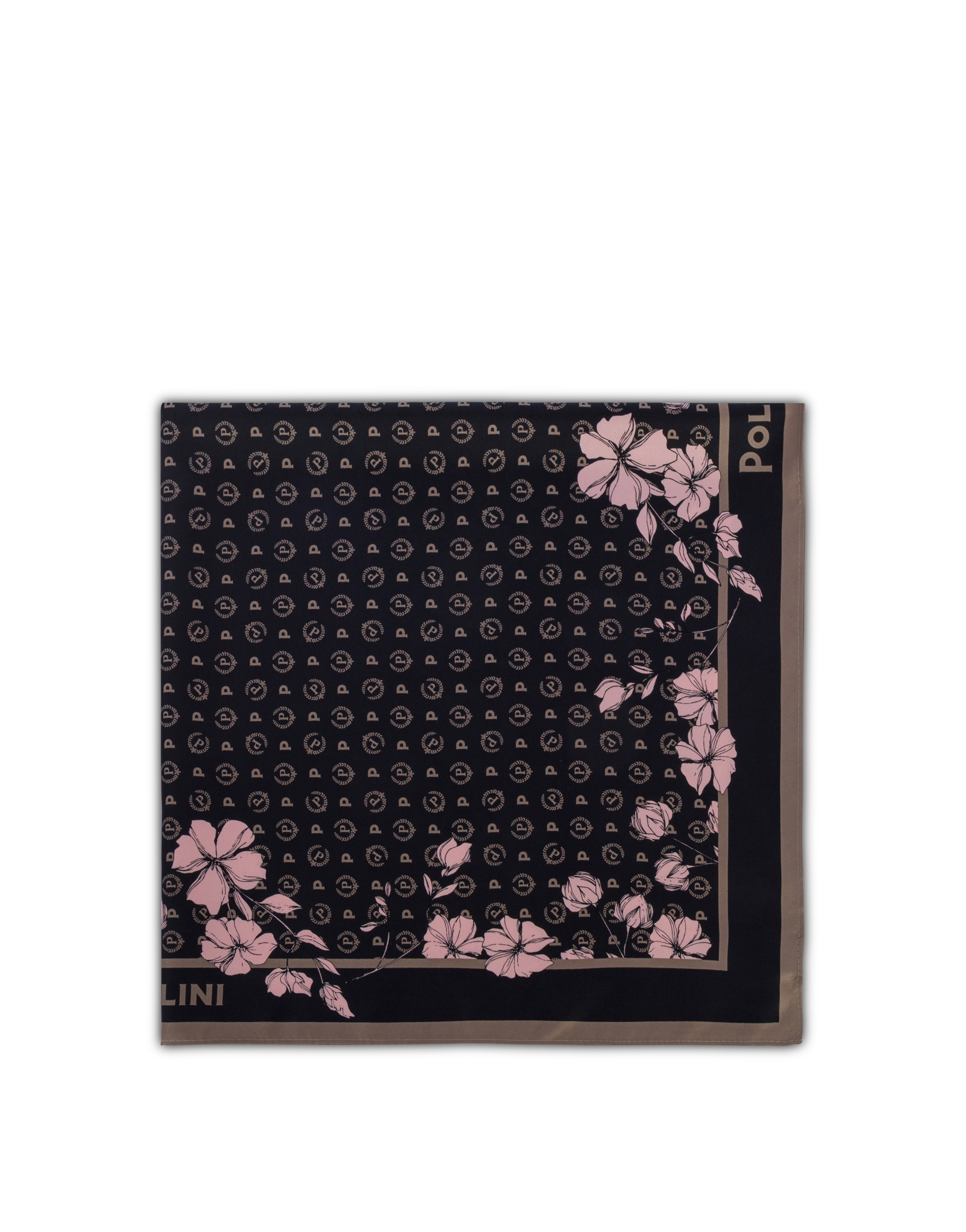 Foulard Heritage Marina Flower Nero