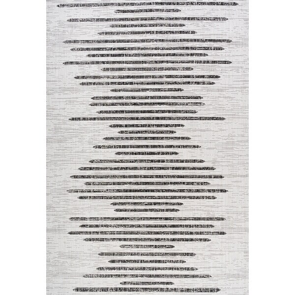 JONATHAN Y Colonia Berber Stripe Geometric Indoor/Outdoor Area Rug