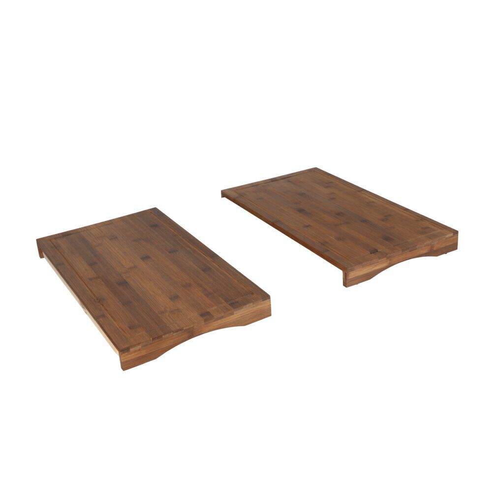 Protection pour plaque de cuisson x2 et planche à découper bois 54x30xH4,5cm