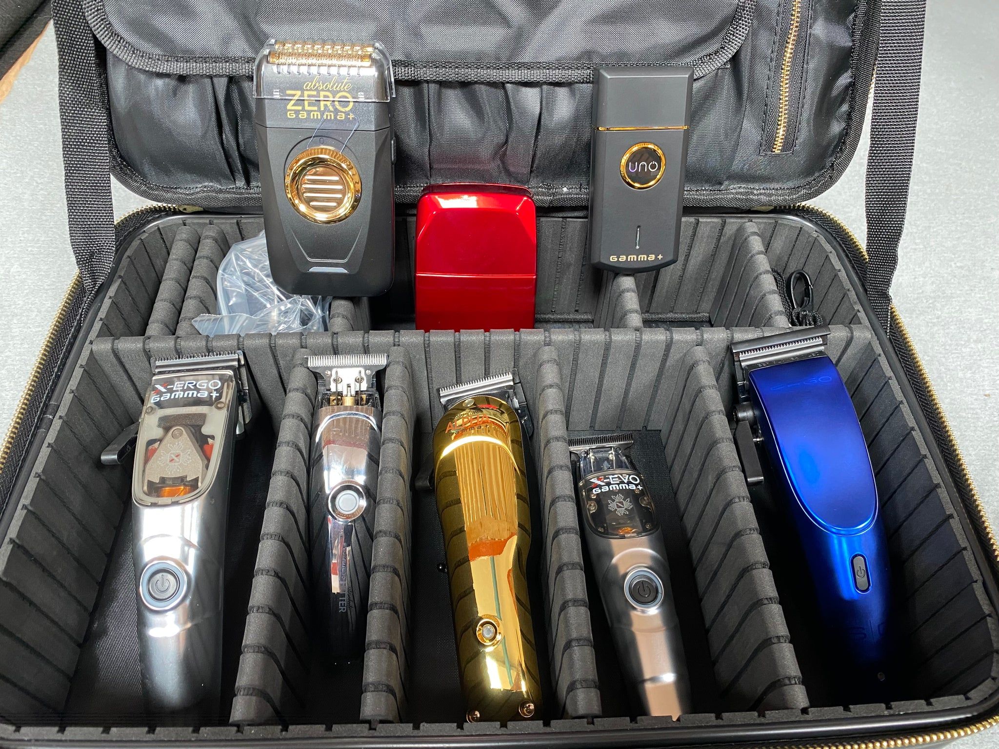Gamma+ Multi-Functional PU Leather Case for Barbers and Hairdressers