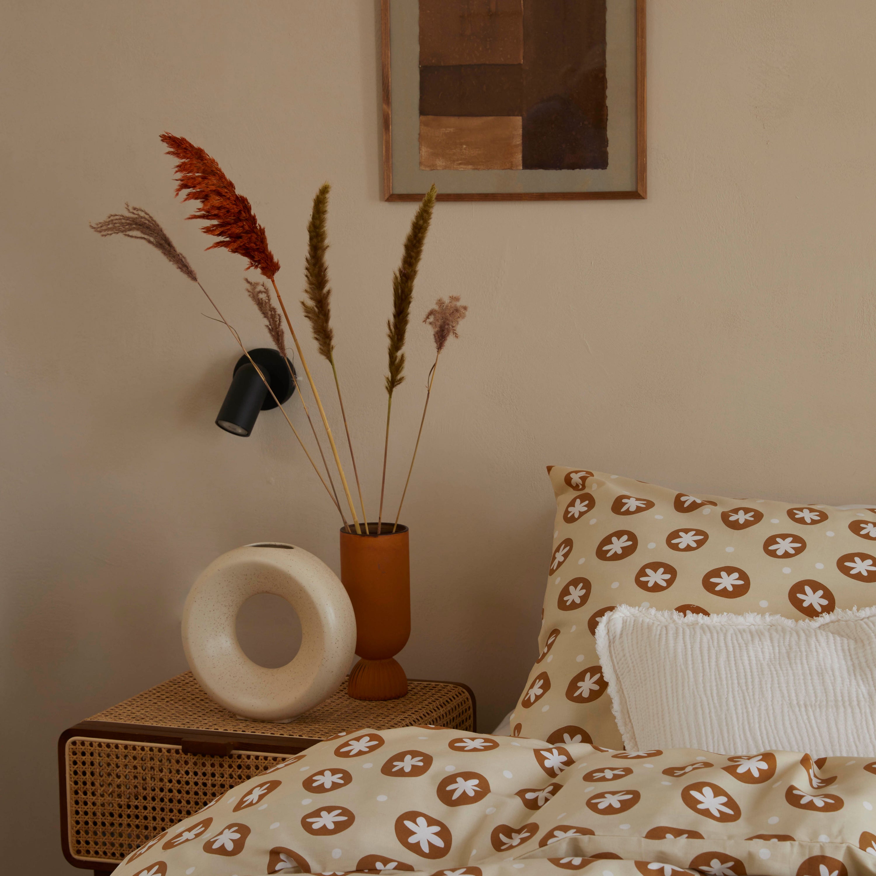 Walra Bubble Stars Dekbedovertrek 240 x 220/240 cm - Beige