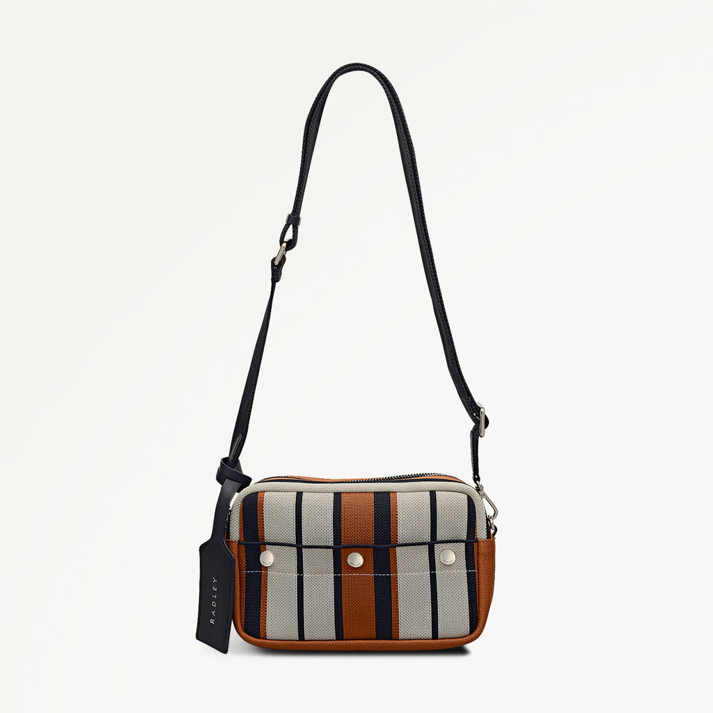 Hadleigh Place - Stripe - Small Ziptop Cross Body