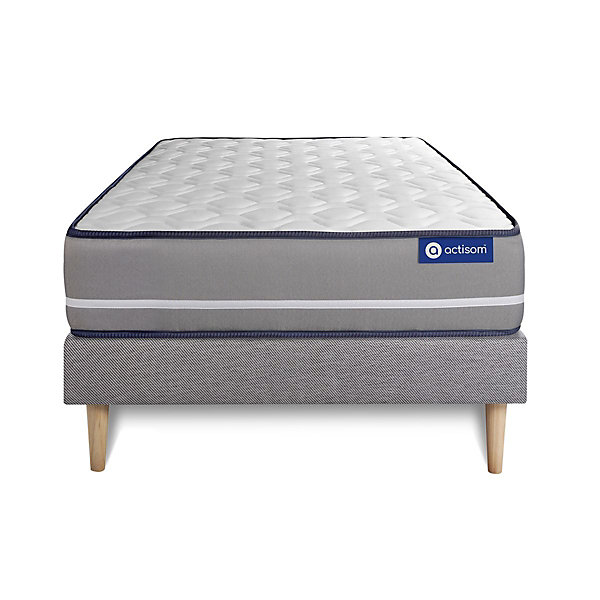 Ensemble Mémoire de forme de confort Ferme avec sommier kit