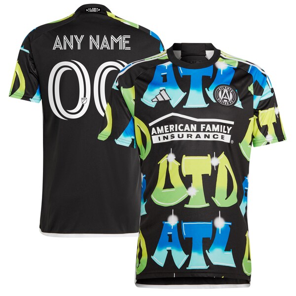 Atlanta United FC adidas 2024 The 404 Replica Custom Jersey - Black