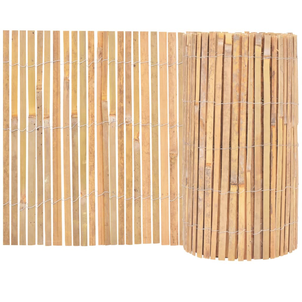 Ogrodzenie Płot Bambus 1000x50 cm Brązowy