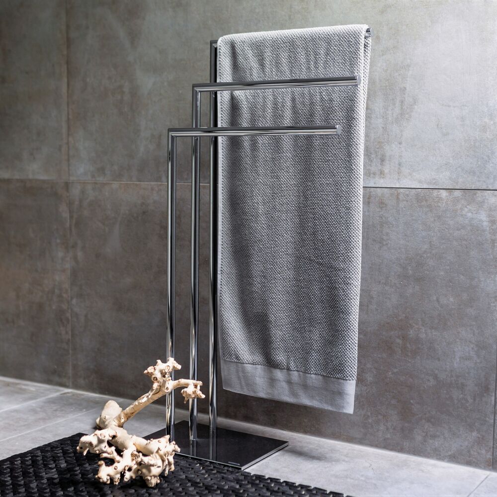 Sealskin Tube Vrijstaand 3-armig Handdoekrek - Chroom