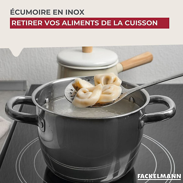 Ensemble de 2 Ecumoires Fackelmann 32 cm en inox Elemental
