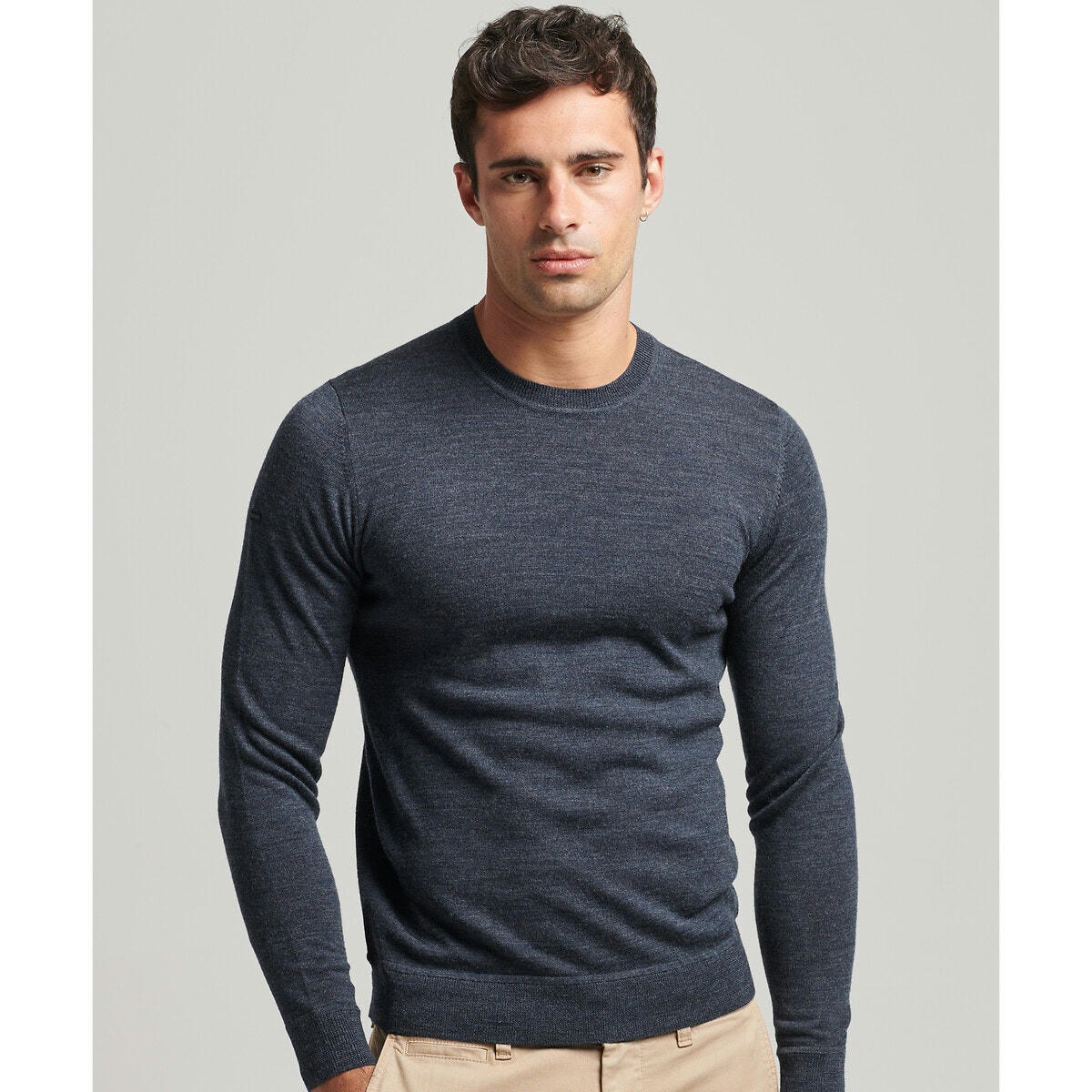 Pull col rond en laine mérinos Studios