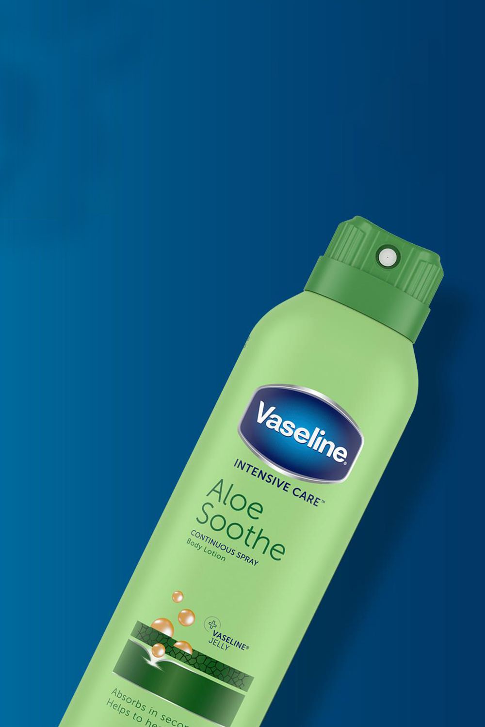 Vaseline 6x Intensive Care 'Spray' Moisturiser, Aloe Soothe, 190ml