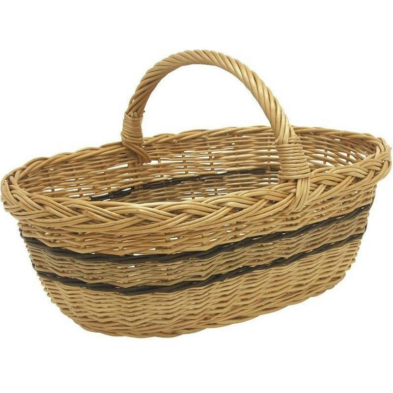 - Panier à champignons en osier buff