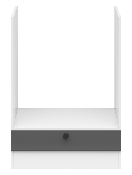 Szafka kuchenna pod zabudowę piekarnika Junona Line 60 cm grafit