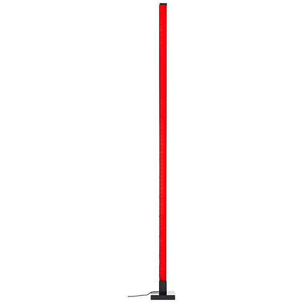 NEELE Lampadaire noir LED intégrée 6,5W - 125lm/ICRGB/détecteur de musique/dimmable/télécommande - plastique - ampoule incluse