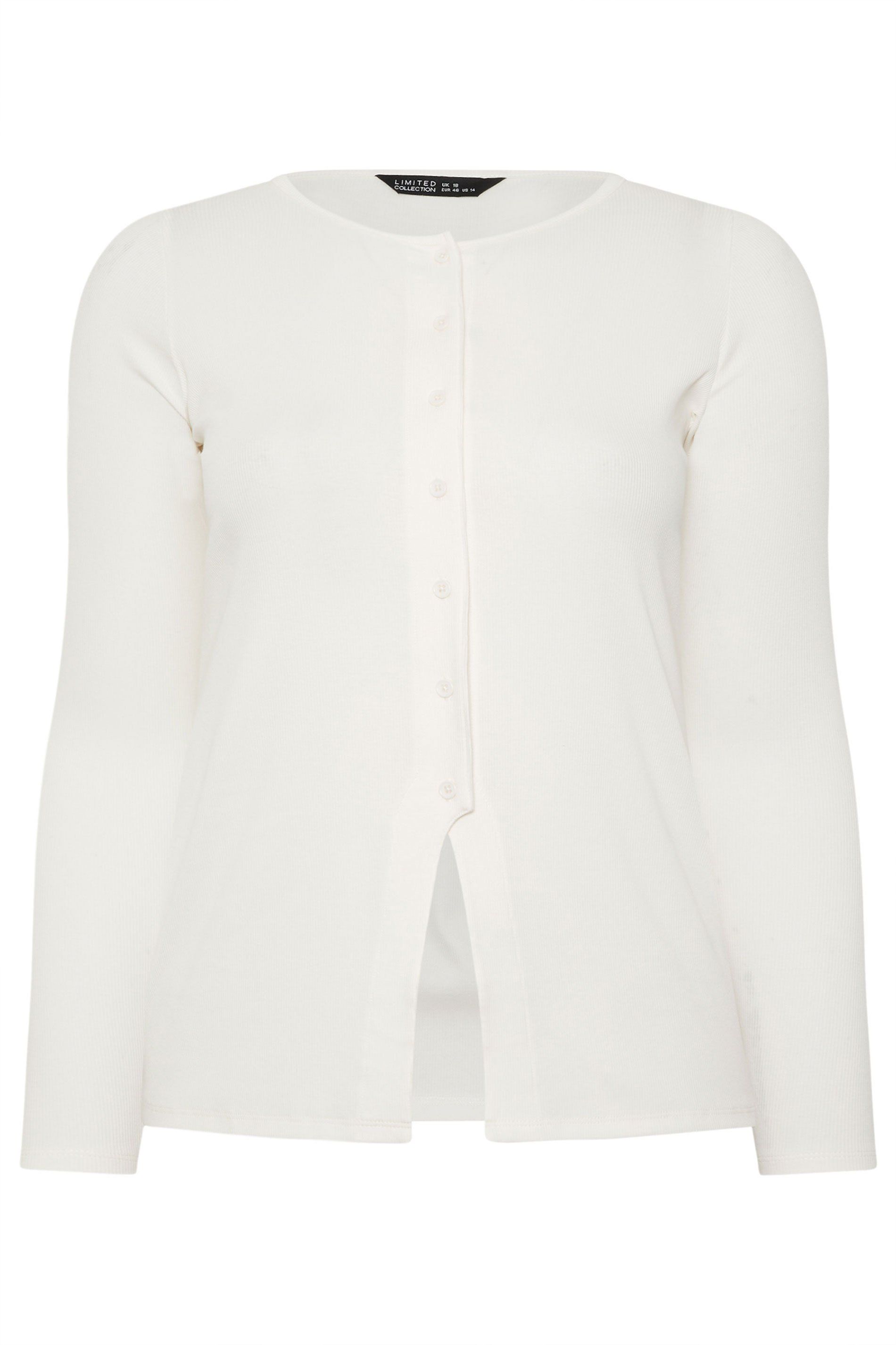 Yours Long Sleeve Ribbed Top