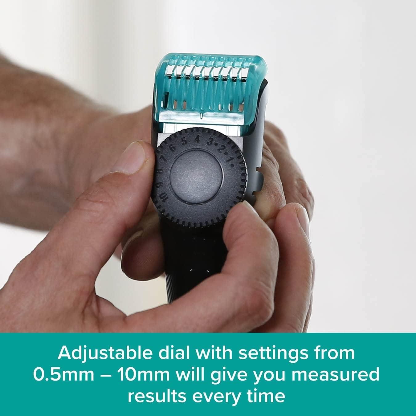 Tanoshave Dual Blade Razor Technology Unisex Electric Groomer Black
